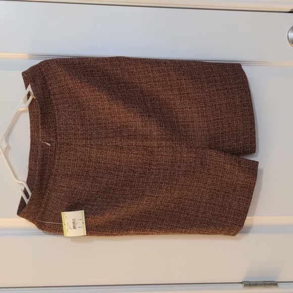 Anne Klein Tweed Multicolor Pencil Skirt Suit Separate - Picture 4 of 7